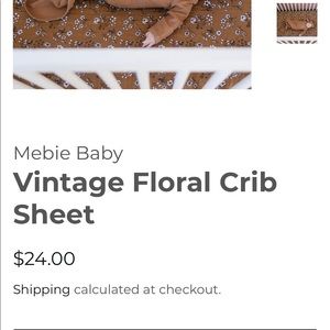 Mebie baby crib sheets